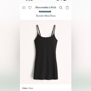 Abercrombie Traveler Mini Dress NWT